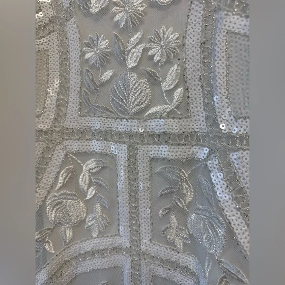 Lulu's White Embellished Midi Dress - Picture 2 of 4